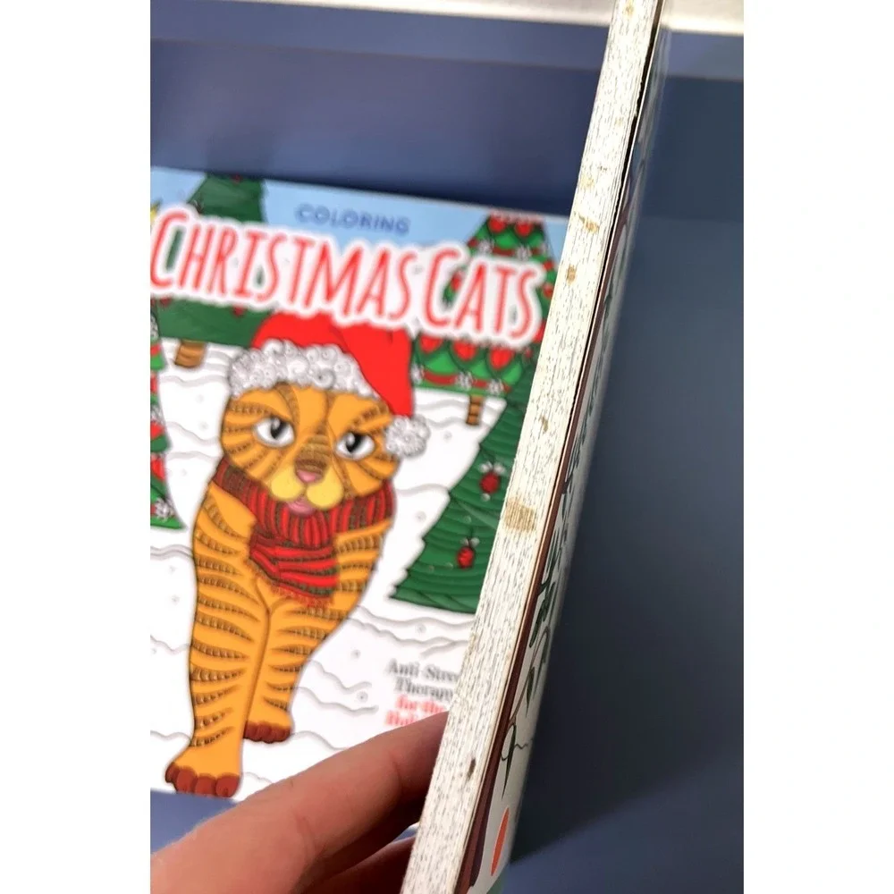 Lot Of 2 Cat Coloring Books Color Super Cute Animals Paperback By Jane Maday New